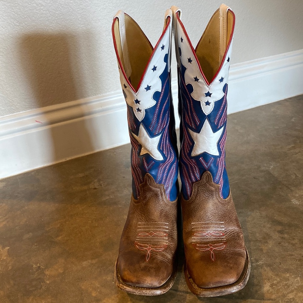 Anderson Bean kids Rosco boot-stars, stripes, patriotic, American